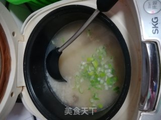 扇贝肉蚝豉粥的做法步骤：9