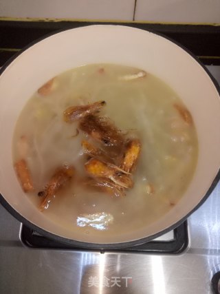 萝卜虾皮汤的做法步骤：5