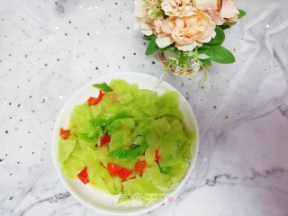 素炒莴笋的做法步骤：6