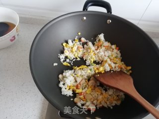 时蔬炒饭的做法步骤：7