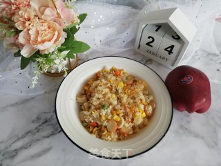 时蔬炒饭的做法步骤：9