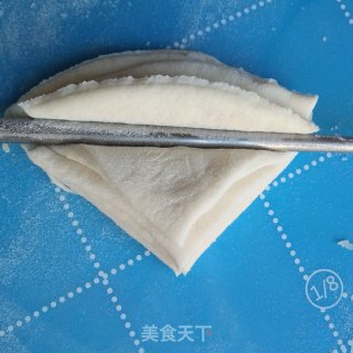 心形花卷的做法步骤：6