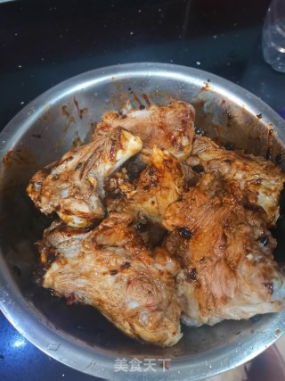 高压锅炖腿骨肉的做法步骤：8
