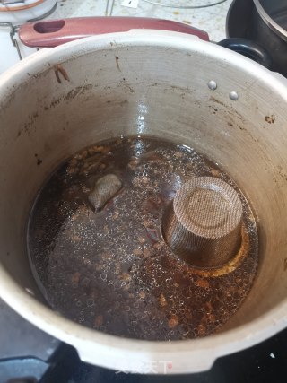 高压锅炖腿骨肉的做法步骤：29