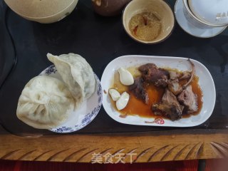 高压锅炖腿骨肉的做法步骤：32