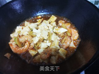 虾仁炒豆腐的做法步骤：6