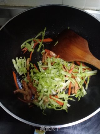 榨菜肉丝面的做法步骤：7