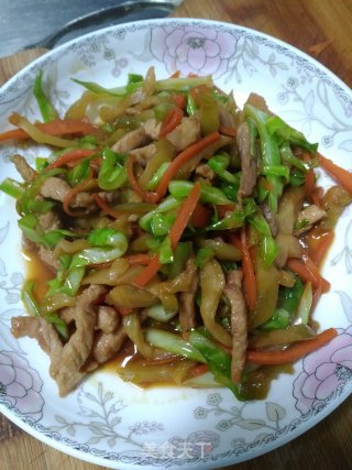 榨菜肉丝面的做法步骤：9