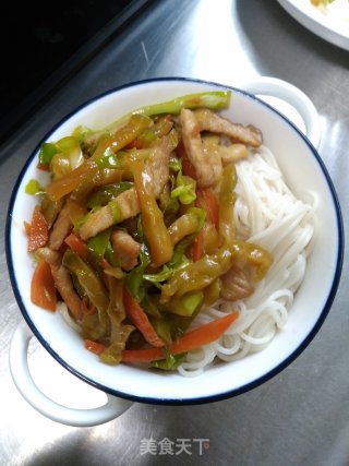 榨菜肉丝面的做法步骤：11