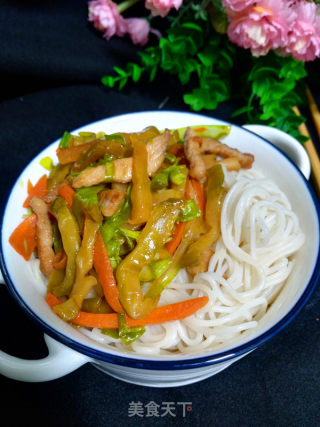 榨菜肉丝面的做法步骤：13