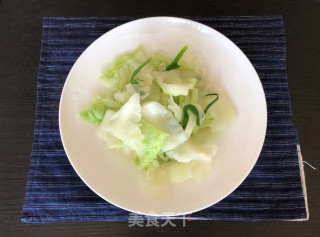 凉拌包菜的做法步骤：2