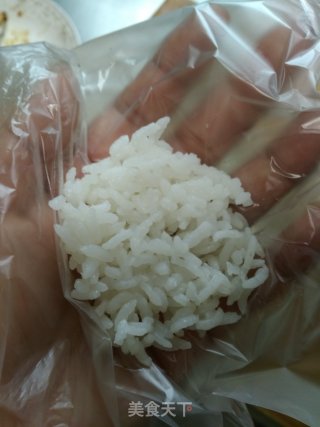 黑椒牛肉饭团的做法步骤：7