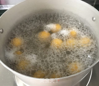 南瓜豆沙汤圆的做法步骤：12