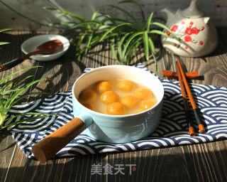 南瓜豆沙汤圆的做法步骤：13