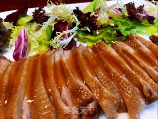 酱香鸭胸肉沙拉的做法步骤：6