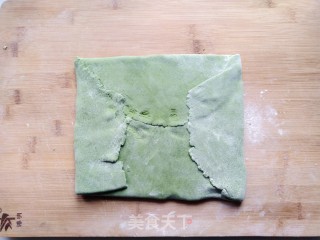 麦青黄油卷的做法步骤：7