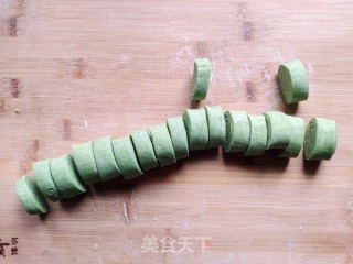 麦青黄油卷的做法步骤：12