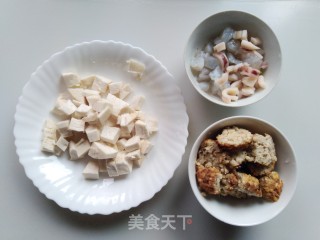 海鲜芋艿羹的做法步骤：2