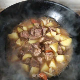 土豆炖牛肉的做法步骤：7