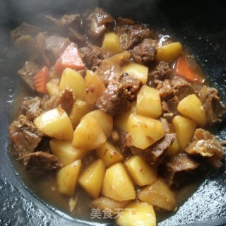 土豆炖牛肉的做法步骤：9