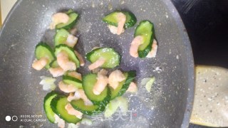 青瓜虾仁的做法步骤：6
