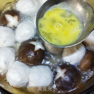 丸子豆腐蔬菜汤的做法步骤：7