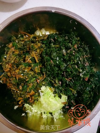 杂菜素蒸饺的做法步骤：8