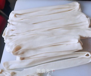 手拉油泼面的做法步骤：8