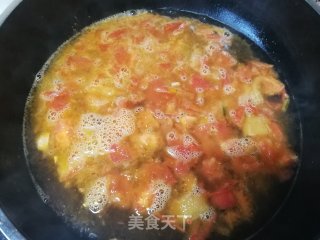 西红柿鸡蛋豆角过水捞面的做法步骤：12