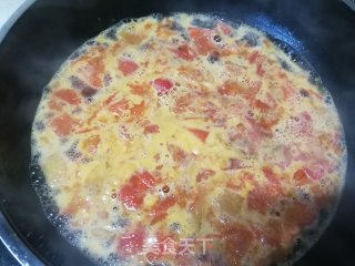 西红柿鸡蛋豆角过水捞面的做法步骤：13