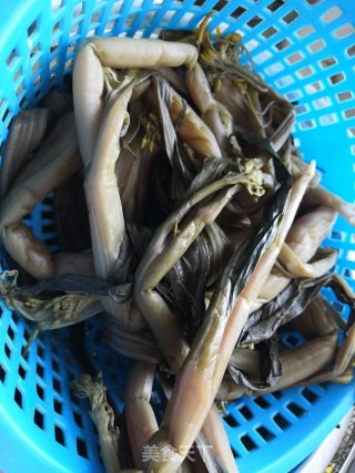 菜苔腌菜的做法步骤：1