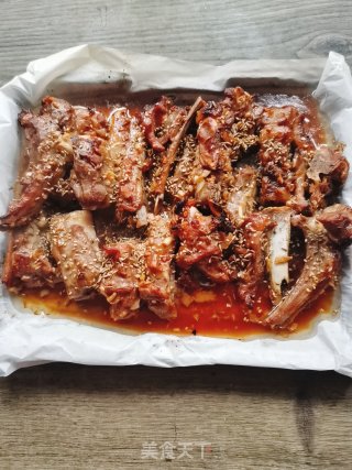 蒜香烤羊排的做法步骤：5