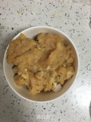 白菜鸡肉包的做法步骤：4