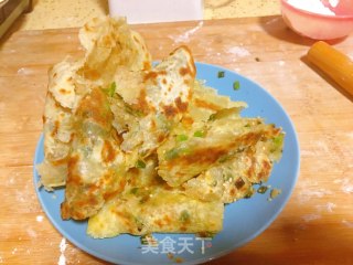 烫面葱油饼的做法步骤：9