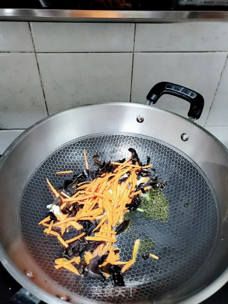五丝小炒的做法步骤：4