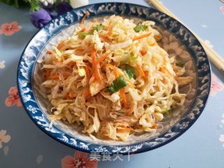凉拌白菜粉丝的做法步骤：5
