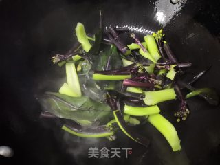 清炒菜苔的做法步骤：4
