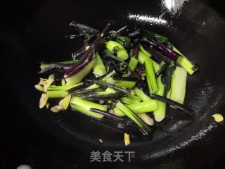 清炒菜苔的做法步骤：5