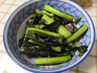 清炒菜苔的做法步骤：8