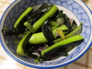 清炒菜苔的做法步骤：10