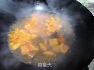 番茄肉圆面的做法步骤：3