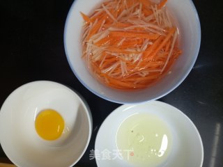 鸟巢鸡蛋饼的做法步骤：1