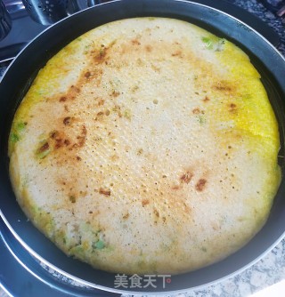 发面葱花大饼的做法步骤：7