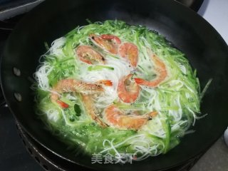 萝卜丝大虾面的做法步骤：5