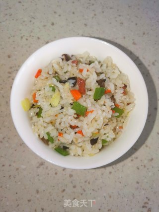什锦炒饭的做法步骤：7