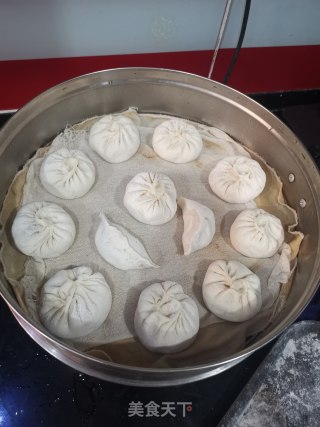 洋葱肉包子电蒸锅的做法步骤：29