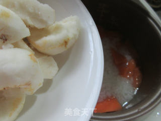 胡萝卜荸荠大米粥的做法步骤：6