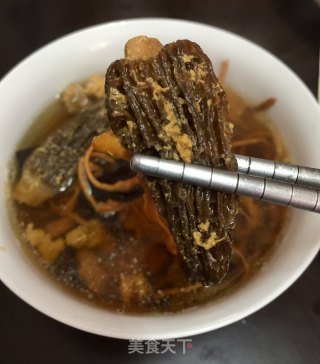 三菌浸瘦肉汤的做法步骤：8