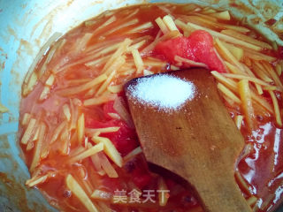 土豆丝炒西红柿的做法步骤：6