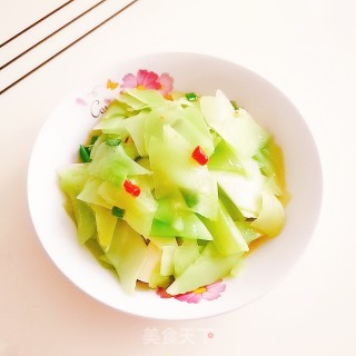 素炒莴笋片的做法步骤：6